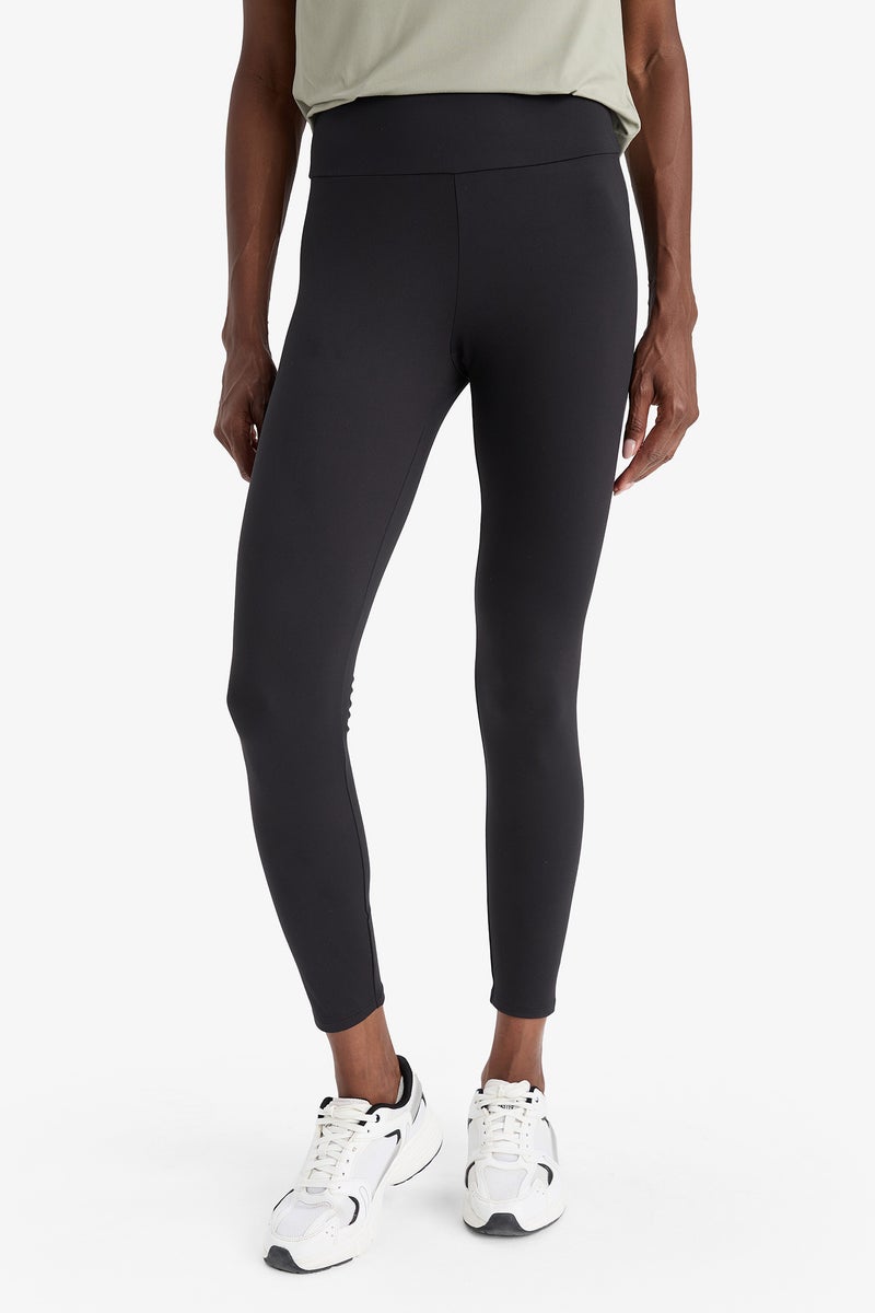 DeFacto Black Woman DeFactoFit Sports Leggings Casual - Image 5